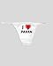White Thong with I Love Pavan