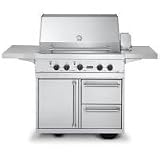 Viking 41 in Grill and Cart w/ two grill areas, TruSear burner and infrared rear burners - VGIQ410-3