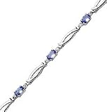 10kt. White Gold, Tanzanite Fashion Bracelet