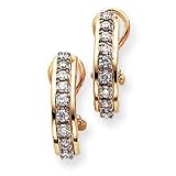 14k Diamond Earrings