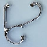 Coat & Hat Hook, Chrome