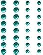 Teal Gemstones (44) by Hero Arts