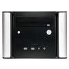 Antec NSK 1380-EC Micro ATX Cube PC-Gehäuse (350W , 1x13,2 cm (5,2 Zoll), 3x8,9 cm (3,5 Zoll), 2x USB2.0, Audio I/O)