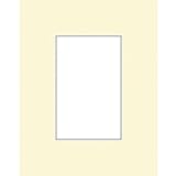 Savage ProMatte, Single 12 x 16 Photo Mat with 8 x 12 Opening, Bevel Cut, Acid Free, Single Color: Ivory