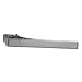 PLAIN POLICE SHERIFF SECURITY ARMY MILITARY FIRE UNIFORM DRESS TIE CLIP NICKEL / SILVER FINISH, 2