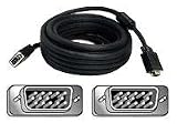 50ft Vga Monitor Replacement Hddb15m/hddb15m with rgb &amp; Coax Tp
