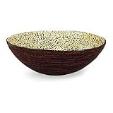 NOVICA Eggshell mosaic centerpiece, 'Nebula'