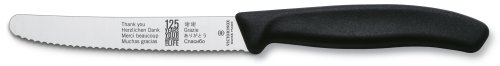 Victorinox 125th Anniversary Limited Edition 4-1/2-Inch Tomato/Bagel Knife