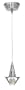 Access Lighting 52101-BS/CLR Atlas UniJack Mini Pendant Light