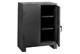 Lyon Counter Height Heavy Duty Storage Cabinet 36x21x46 - Black