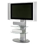 BDI Vista 9960 - Stand for flat panel - silver - screen size: 37 - 55