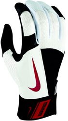 Nike GB0306 Diamond Elite Show Batting Gloves - Black/White