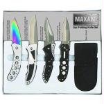 Maxam® 5Pc Folding Knife Set