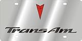 Pontiac Trans Am Logo / Word License Plate