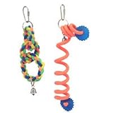Pink Parrot® Birdy Squiggles® 7 Double Deal Combo 2-Pack Toys for Sm/Med Birds