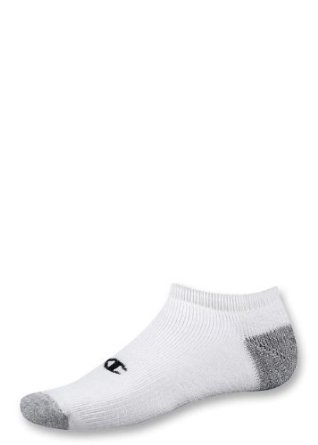 Champion Men's No Show Sock for Larger Shoe Sizes (6-Pack)