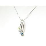 MINI 9ct Gold 3Colour Trilogy Pendant On 18" Fine Chain