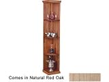 Wine Cellar Innovations Designer Series Collection Natural Red Oak Quarter Round Display Shelf 72x13x13-in.