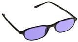 ACE (DIDYMIUM) GLASS WORKING READING SPECTACLES +1.00 DIOPTER - IN PLASTIC BLACK DOWNTOWN DESIGNER FRAME ? 48MM EYE SIZE