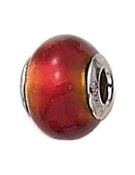 S/S Red/Gold Foil Murano Glass