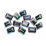 6x4 mm-9.11 Cts Loose Mystic Green Topazes Emerald-AA