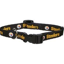 Pittsburgh Steelers Medium Pet Dog Collar (Medium)