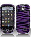 IMAGE OF Samsung Intercept Moment 2 M910 Cell Phone Purple/Black Zebra Protective Case