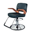 Styling Chair with Light Wood Arms