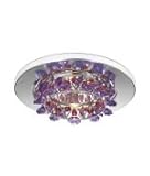 Geometrix by Schonbek VCR431BLO Vertex 1 Light Recessed Lighting Trim with Blossom Strass crystal