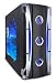 Electronics : Aspire Black X-Cruiser Case ATX Mid-Tower Case with Clear Side, Front USB, Audio and Firewire Ports