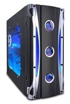 Aspire Black X-Cruiser Case ATX Mid-Tower Case with Clear Side, Front USB, Audio and Firewire Ports