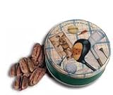1 and 1/2 lb Roasted Mammoth Half Pecans Tin - Golf
