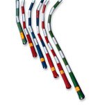 7' Segmented Skip Rope Red/White (EA)