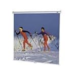 Da-Lite Class-Mate Classroom Manual Wall or Ceiling Mounted Projection Screen, 70" x 70", Matte White Surface.