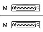 APC - Serial cable - DB-25 (M) - DB-25 (M) - 15.2 m