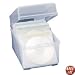 CD Storage Box W/Sleeves, 50 Count, Clear
