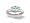14K White Gold Genuine Oval Aquamarine 3-Stone Ring - Size 4