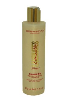 Sebastian Laminates Sheer Shampoo for Unisex, Weightless Shine, 8.5 Ounce