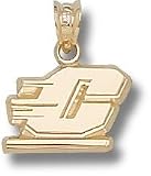Central Michigan Chippewas 14KT Gold Motion C 3/8 Pendant