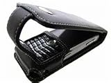 i-nique Premium Soft Executive leather case - Blackberry Pearl 8100 (Black)