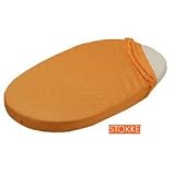 Stokke Crib Fitted Sheet - Orange