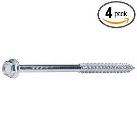 Spax 4571010701270 1/4-by-5-Inch Lag Screw Bag, 4-Pack