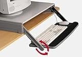 3M Desktop Adjustable Keyboard Drawer With Gel Wrist Rest