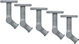 Sanus Systems Wms5-S Wall Or Ceiling Speaker Mounts (Silver, 5-Pk)