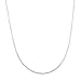 White Gold 20in & .6mm Box Chain Necklace
