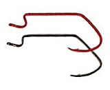 Matzuo Sickle X-Wide Gap Worm Hooks (Black Chrome, 3/0)