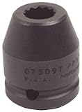 Proto 07538T 3/4 Drive 2-3/8 12-Point Fractional Standard Length Impact Socket