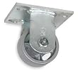 Industrial Grade 1NWL3 Rigid Caster, 5 In, 1000 Lb, Semi-Steel