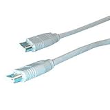 QVS IEEE1394 FireWire / i.Link 6Pin to 6Pin Black Cable