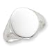 Sterling Silver Signet Ring - Size 7